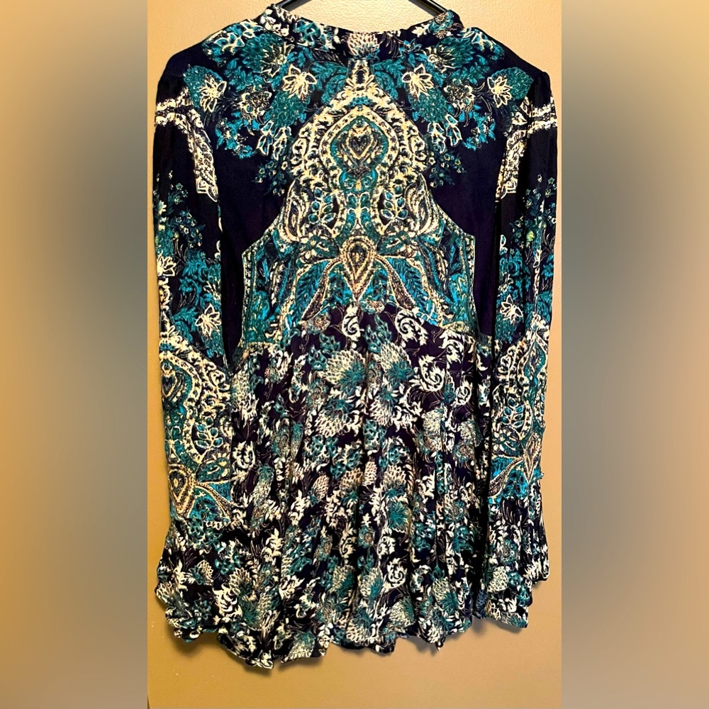 Free People Paisley Tunic Dress! FINAL SALE!